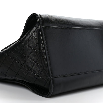 Chanel Aged Calfskin Medium Charms Deauville Tote Black 8 of 9