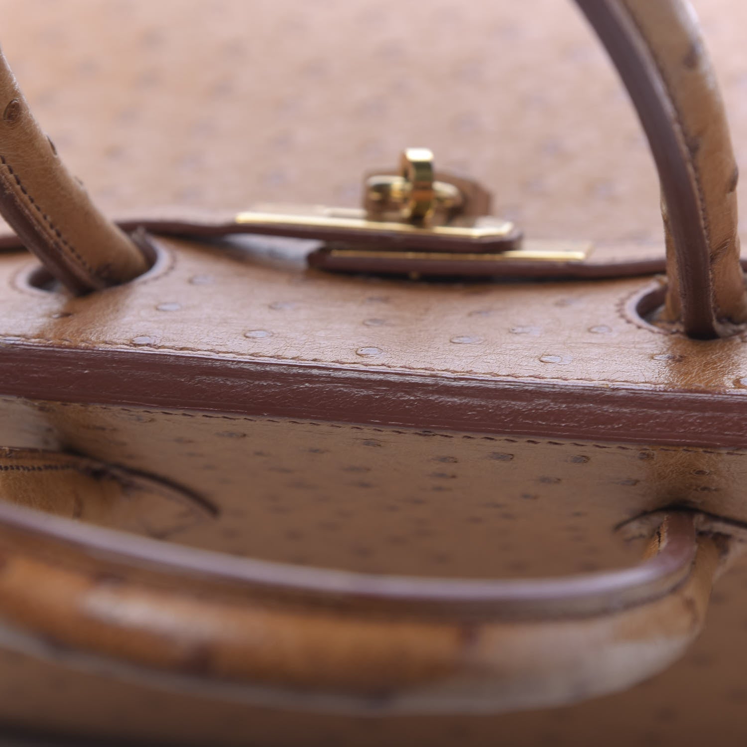 Hermes Ostrich Birkin 35 Gold 18 of 25