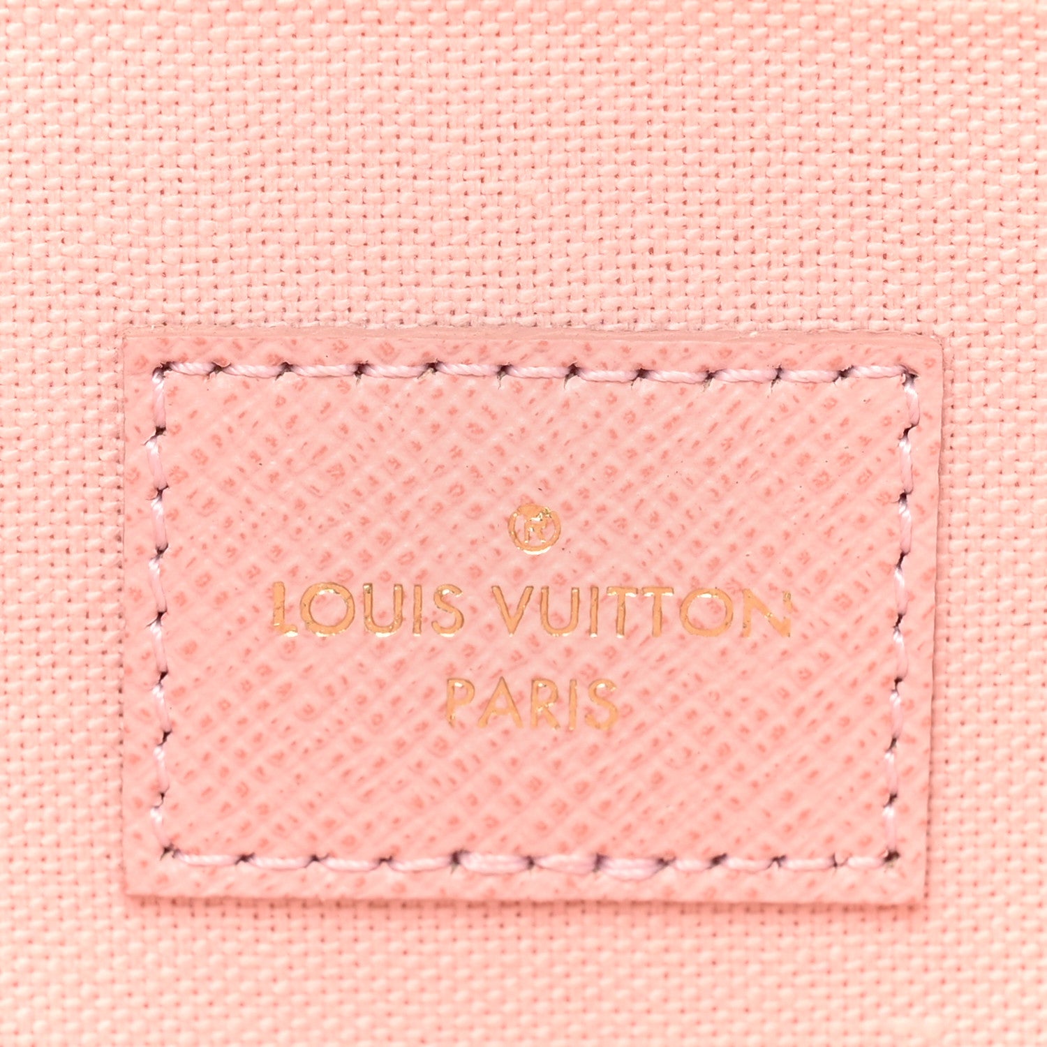 Louis Vuitton Damier Azur Pochette Felicie Chain Wallet Rose Ballerine 9 of 14