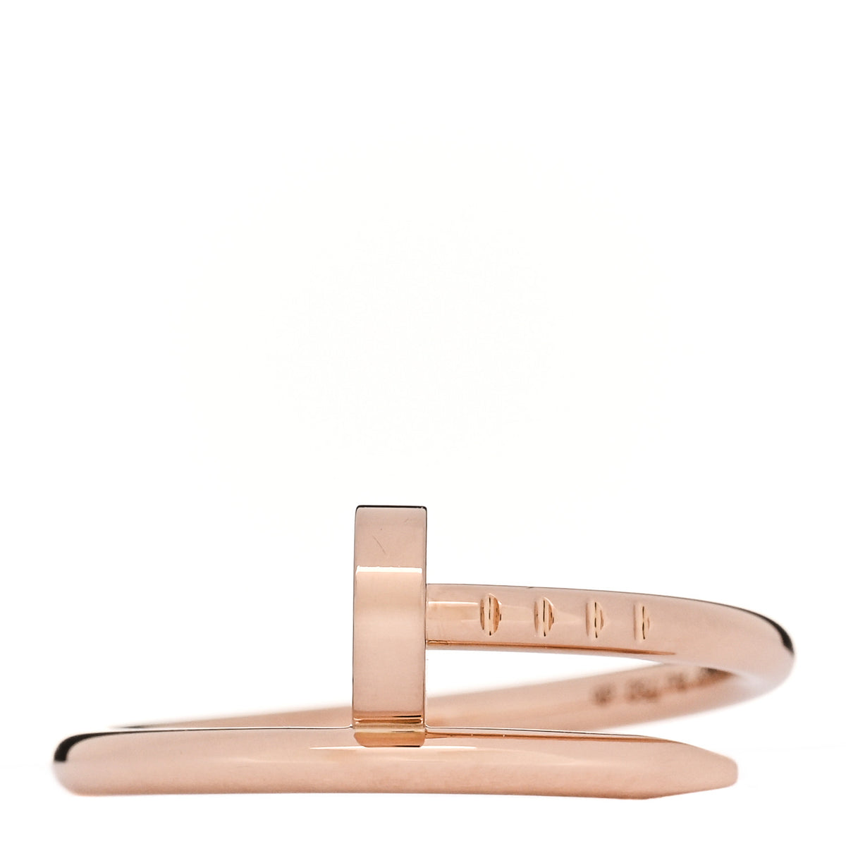 Cartier 18K Pink Gold Small Juste Un Clou Ring 51 5.75 1 of 6