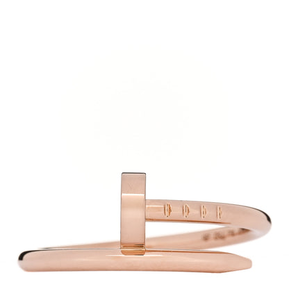Cartier 18K Pink Gold Small Juste Un Clou Ring 51 5.75 1 of 6