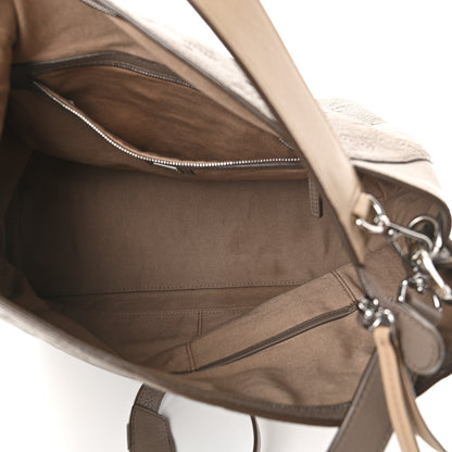 MCM Calfskin Ottomar Monogram Medium Klara Hobo Taupe 4 of 9