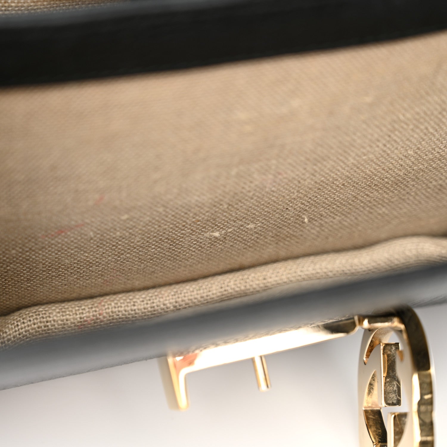 Gucci Dollar Calfskin Small Interlocking G Shoulder Bag Black 12 of 13