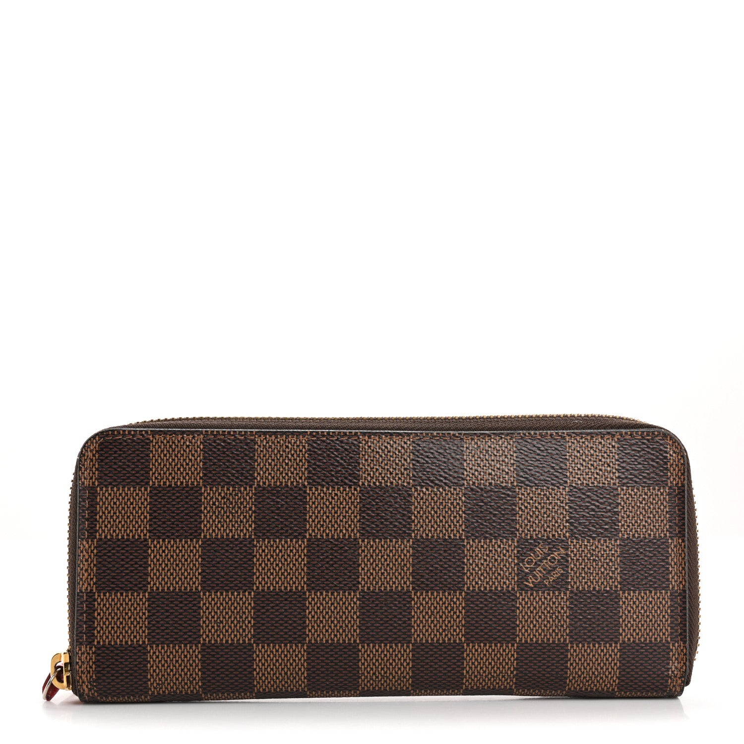 Louis Vuitton Damier Ebene Clemence Wallet Cherry 1 of 13