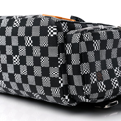 Louis Vuitton Damier Distorted Christopher Backpack Black White 7 of 8