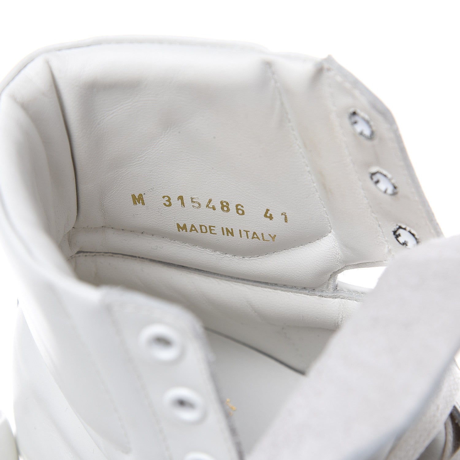 Saint Laurent Calfskin Womens Court Classic SL/01H High Top Sneakers 41 White 10 of 12