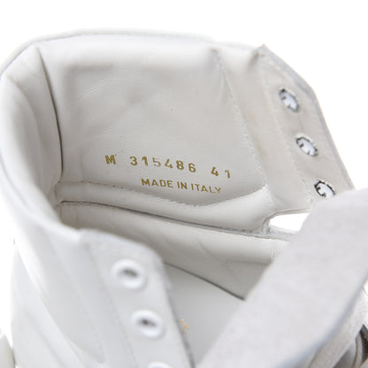 Saint Laurent Calfskin Womens Court Classic SL/01H High Top Sneakers 41 White 10 of 12