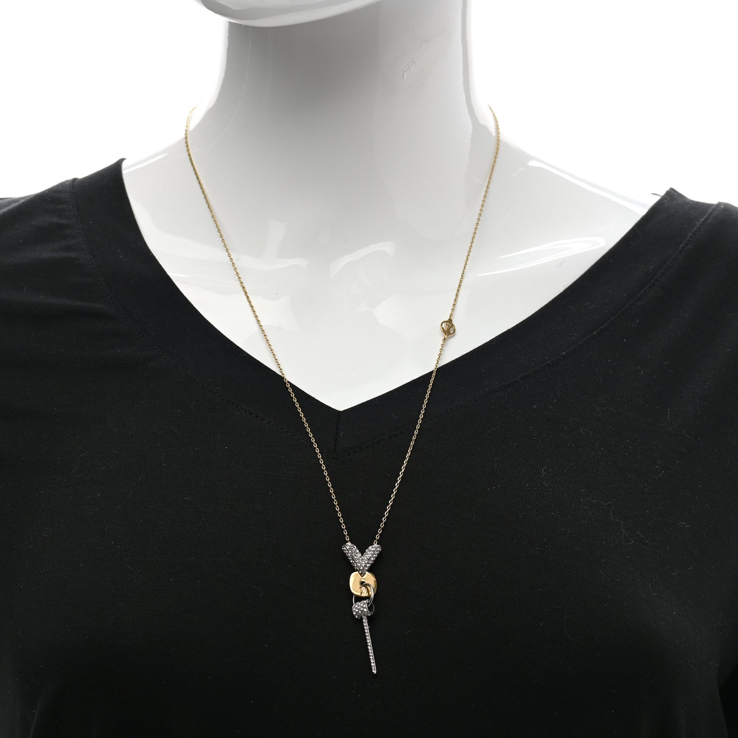 Swarovski Essential V Strass Pendant Necklace