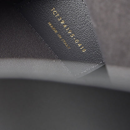 Saint Laurent Calfskin Large Shopping Tote Storm 8 of 8