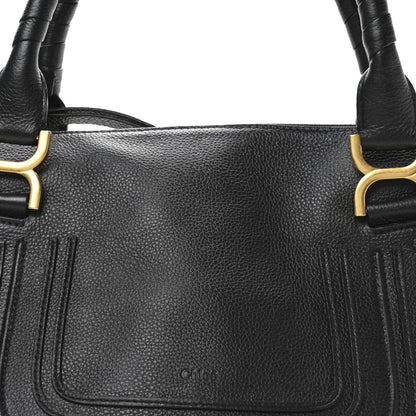 Chloe Calfskin Medium Marcie Satchel Black 8 of 10