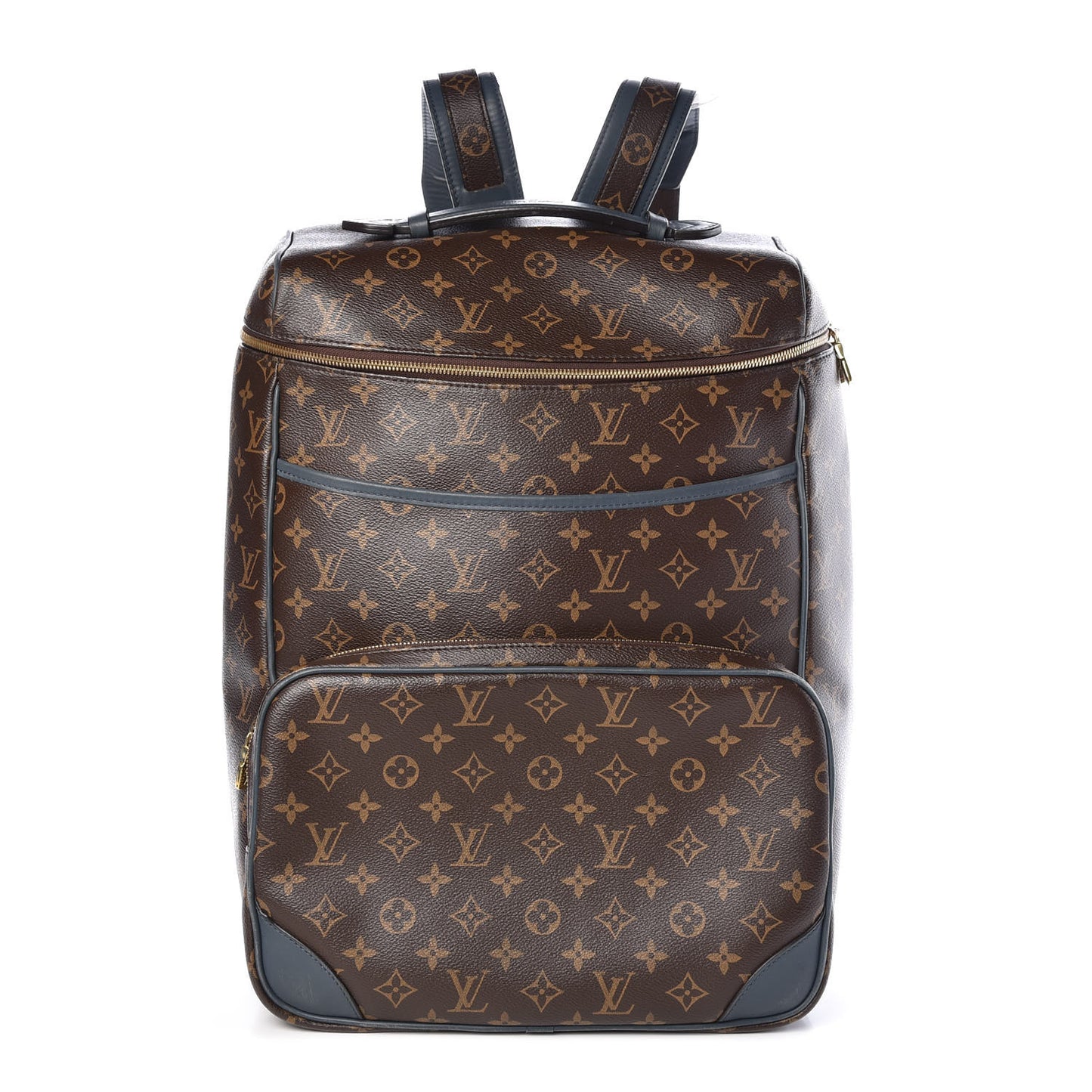 Monogram Cuir Slate Backpack Blue