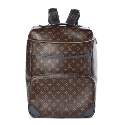 Louis Vuitton Monogram Cuir Slate Backpack Blue 1 of 10