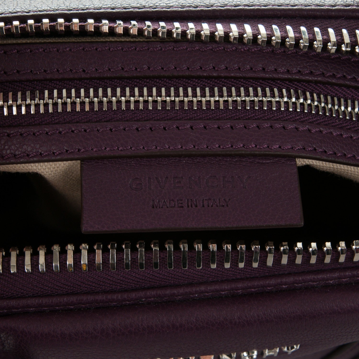 Givenchy Sugar Goatskin Small Antigona Dark Purple 8 of 9