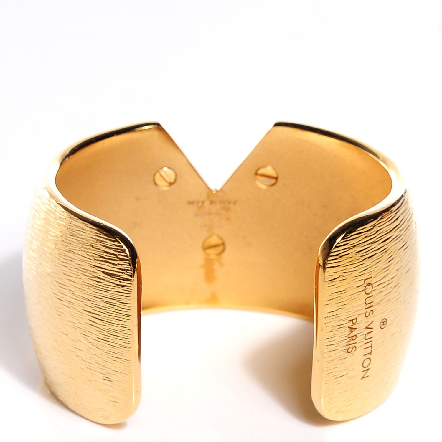 Louis Vuitton Gold Cuff 3 of 7