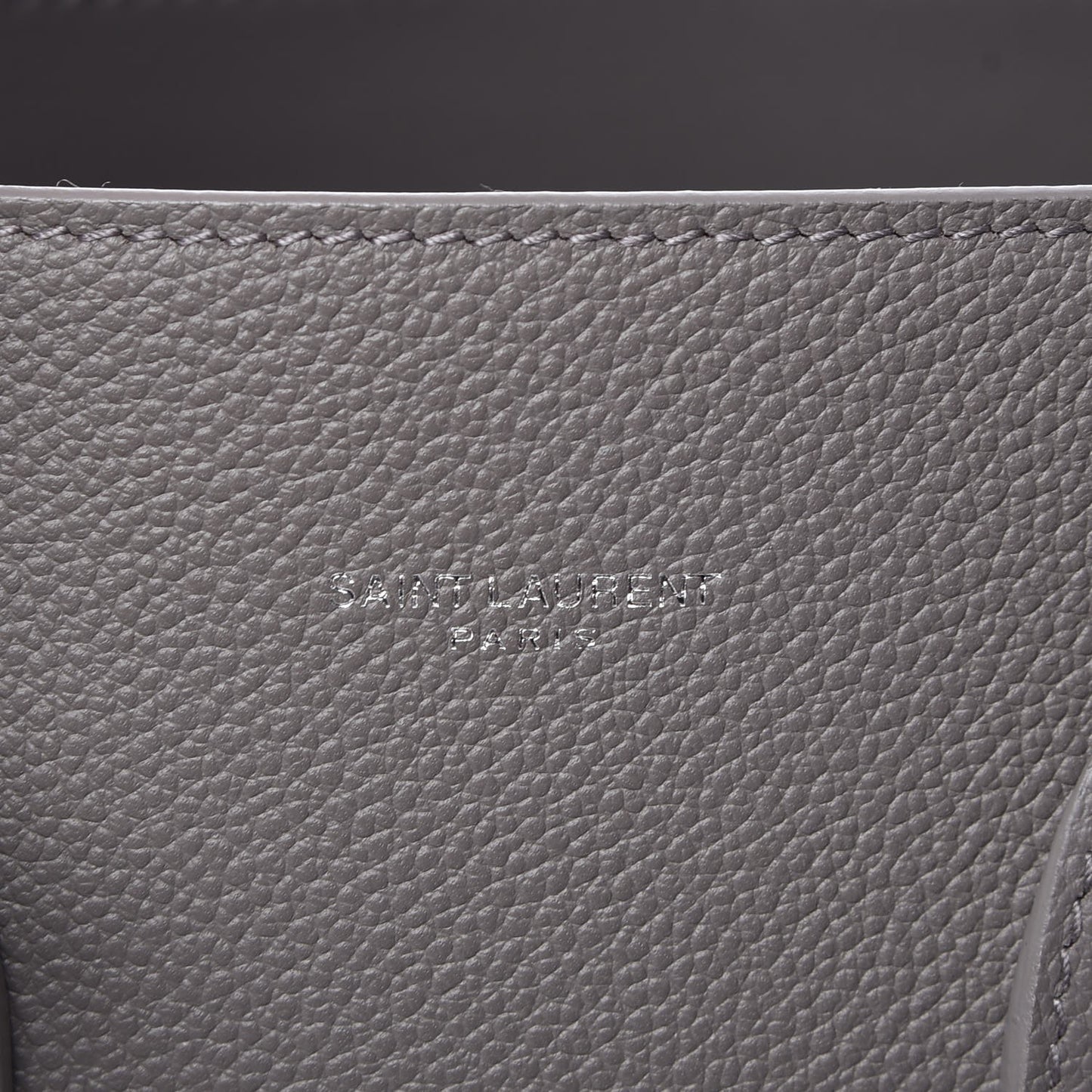 Grained Calfskin Small Sac De Jour Fog