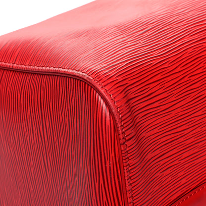 Louis Vuitton Epi Keepall 45 Castillan Red 8 of 17