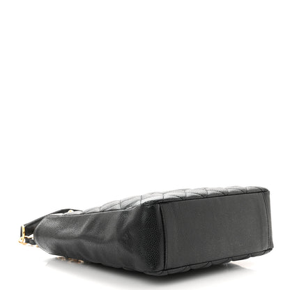 Chanel Caviar Quilted Petit Shopping Tote PST Black 3 of 10