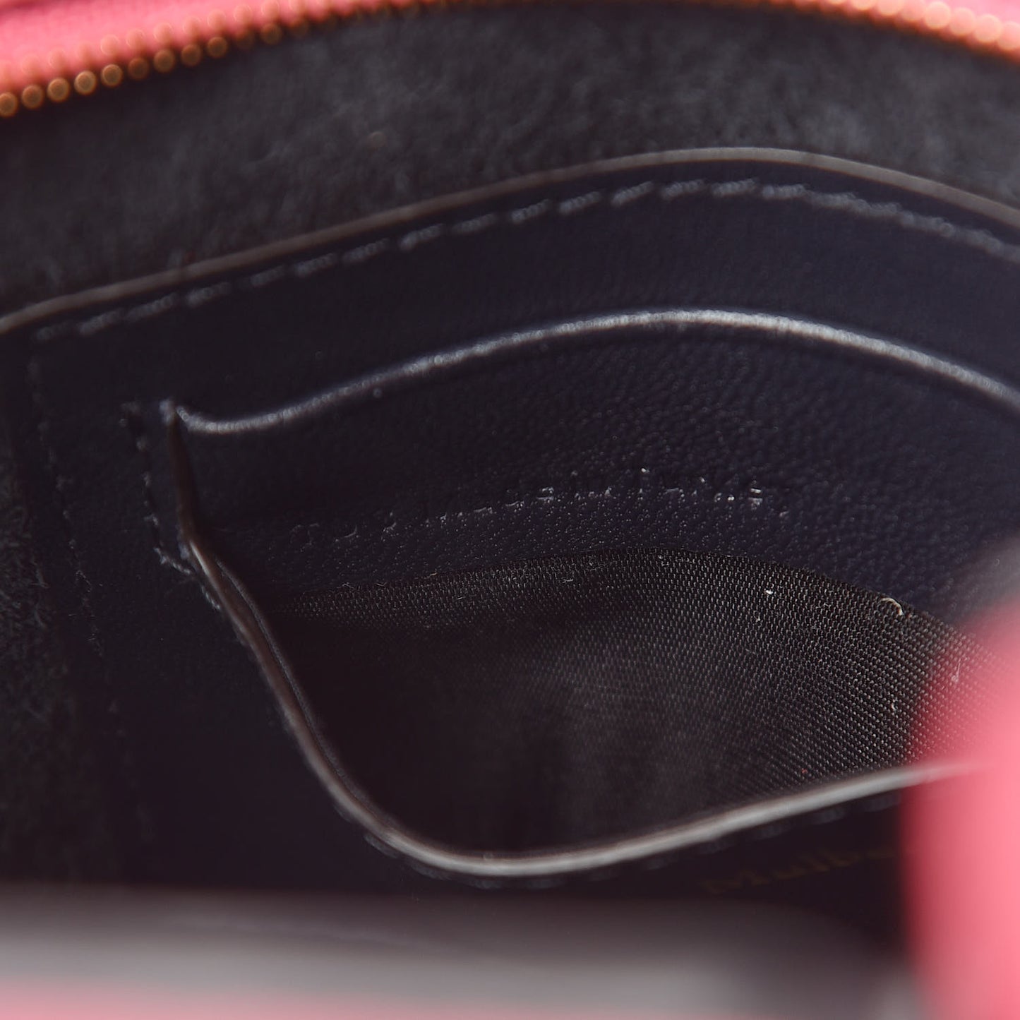 Small Classic Grain Micro Zipped Bayswater Fluoro Pink