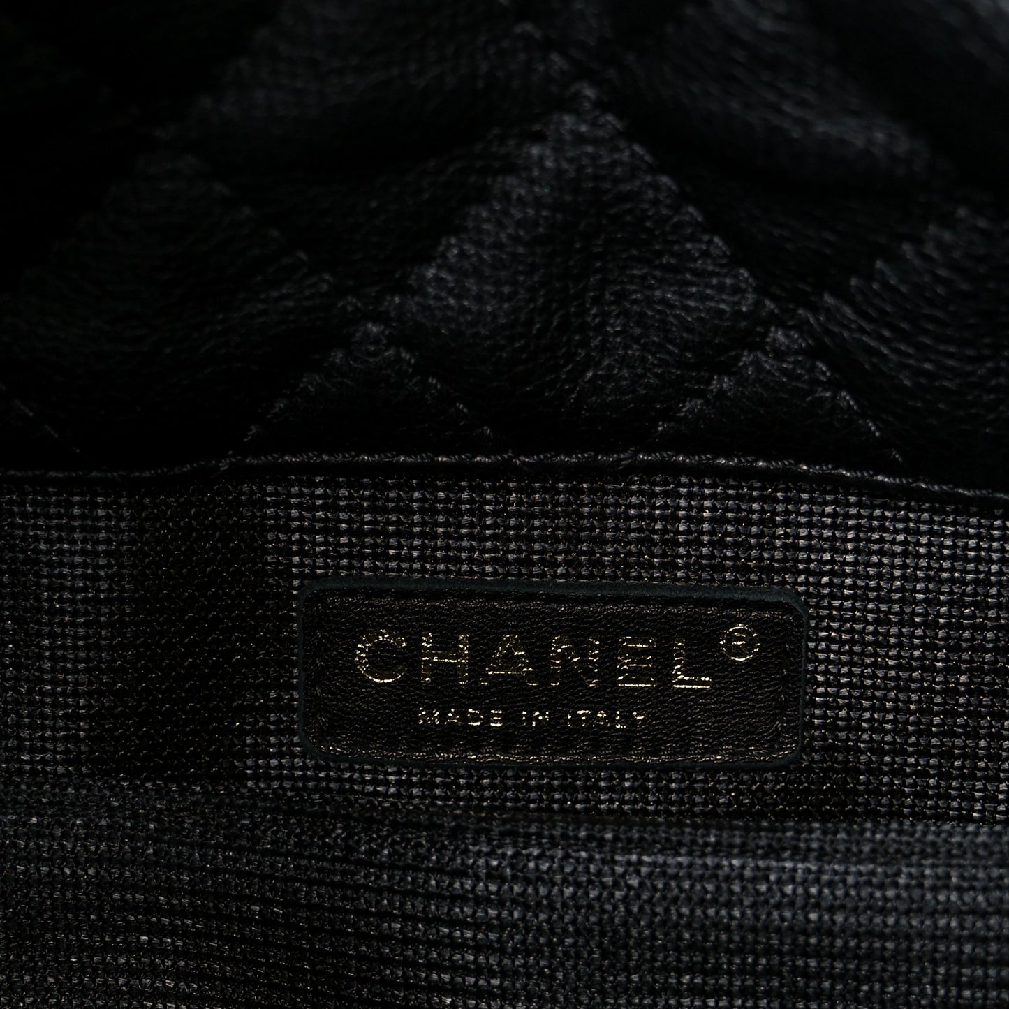Calfskin Quilted XXL Travel Flap Bag Black
