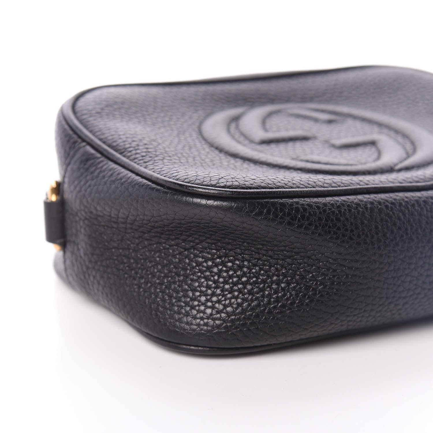 Gucci Pebbled Calfskin Mini Soho Disco Bag Black 9 of 9