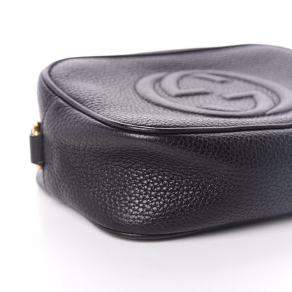 Gucci Pebbled Calfskin Mini Soho Disco Bag Black 9 of 9