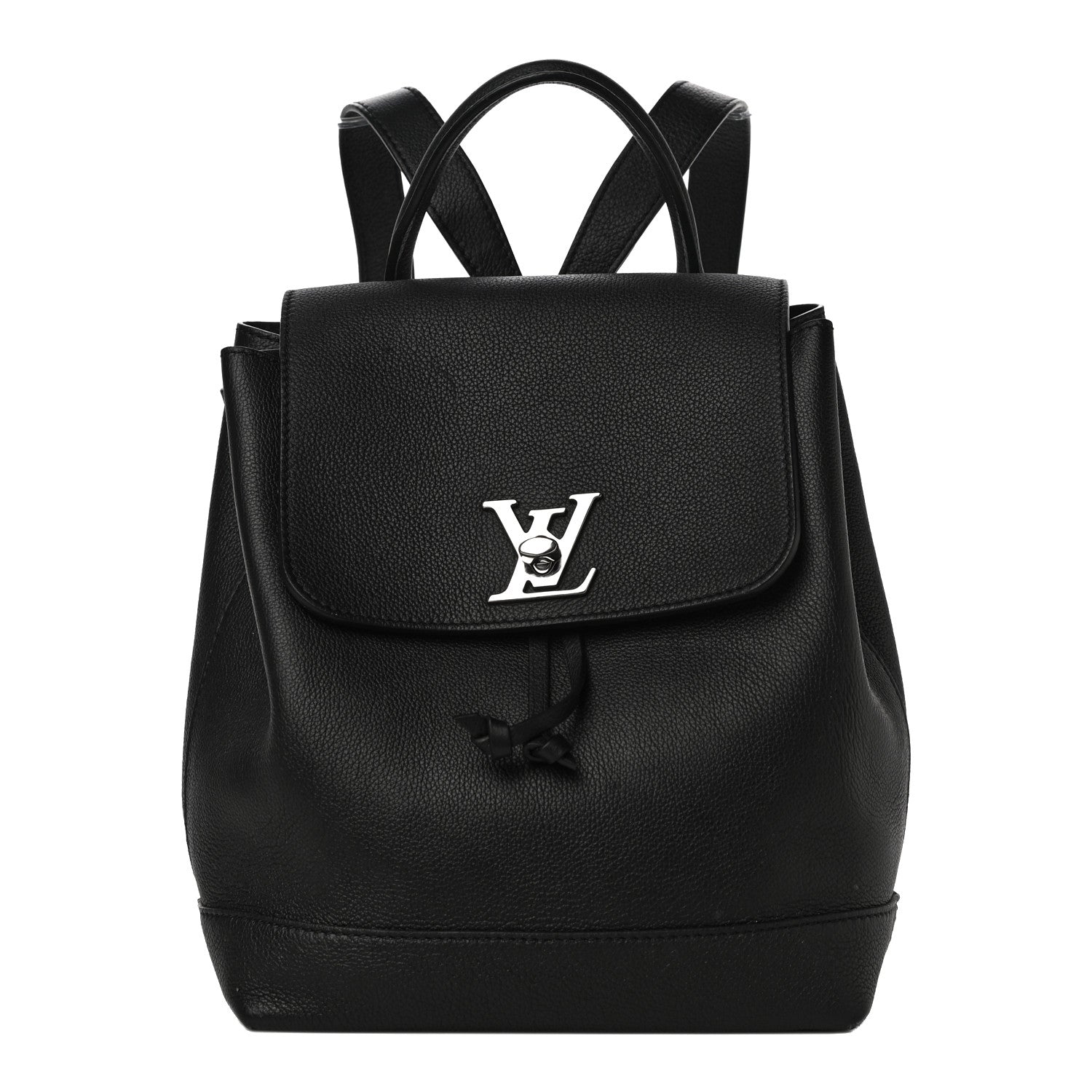 Louis Vuitton Calfskin Lockme Backpack Black 1 of 10