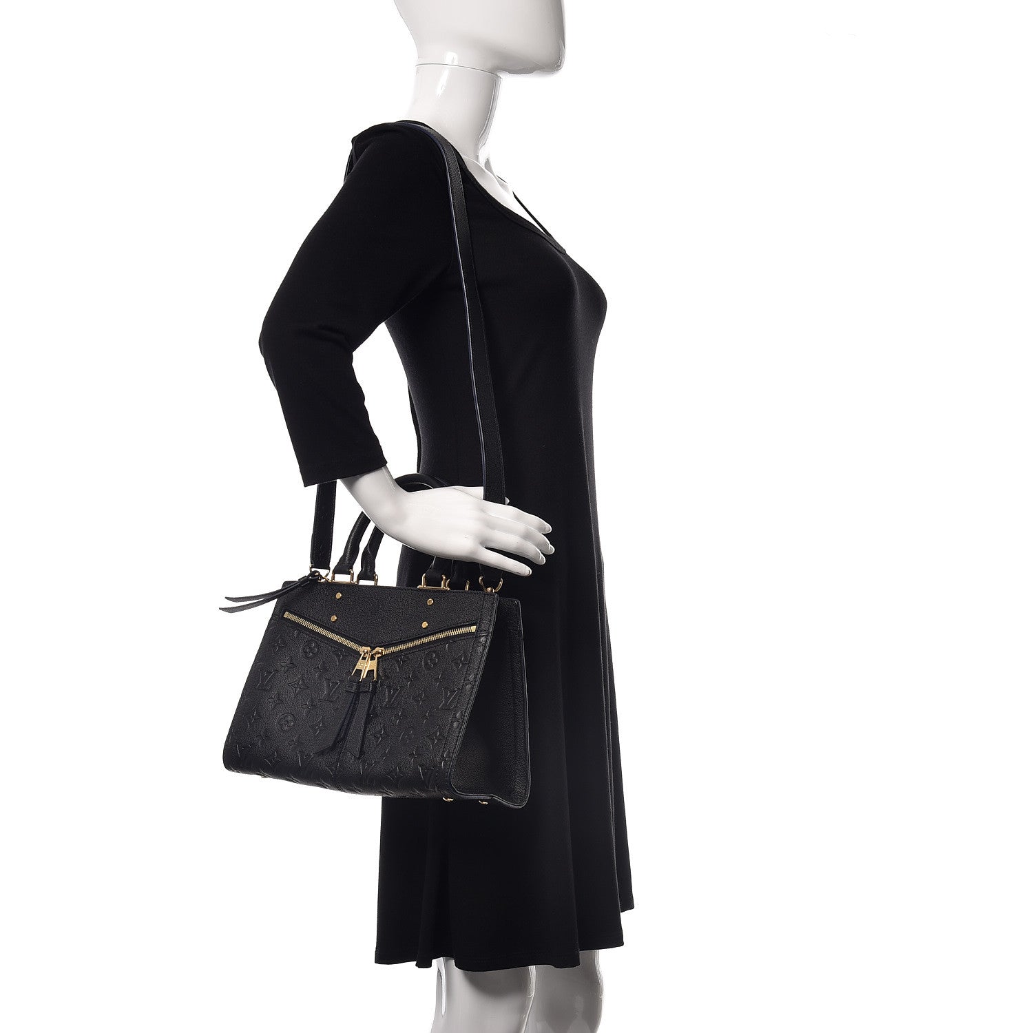 Louis Vuitton Empreinte Sully PM Black 2 of 9