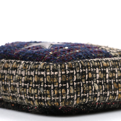 Chanel Tweed Quilted Paris Dallas CC Camera Case Black Multicolor 9 of 10