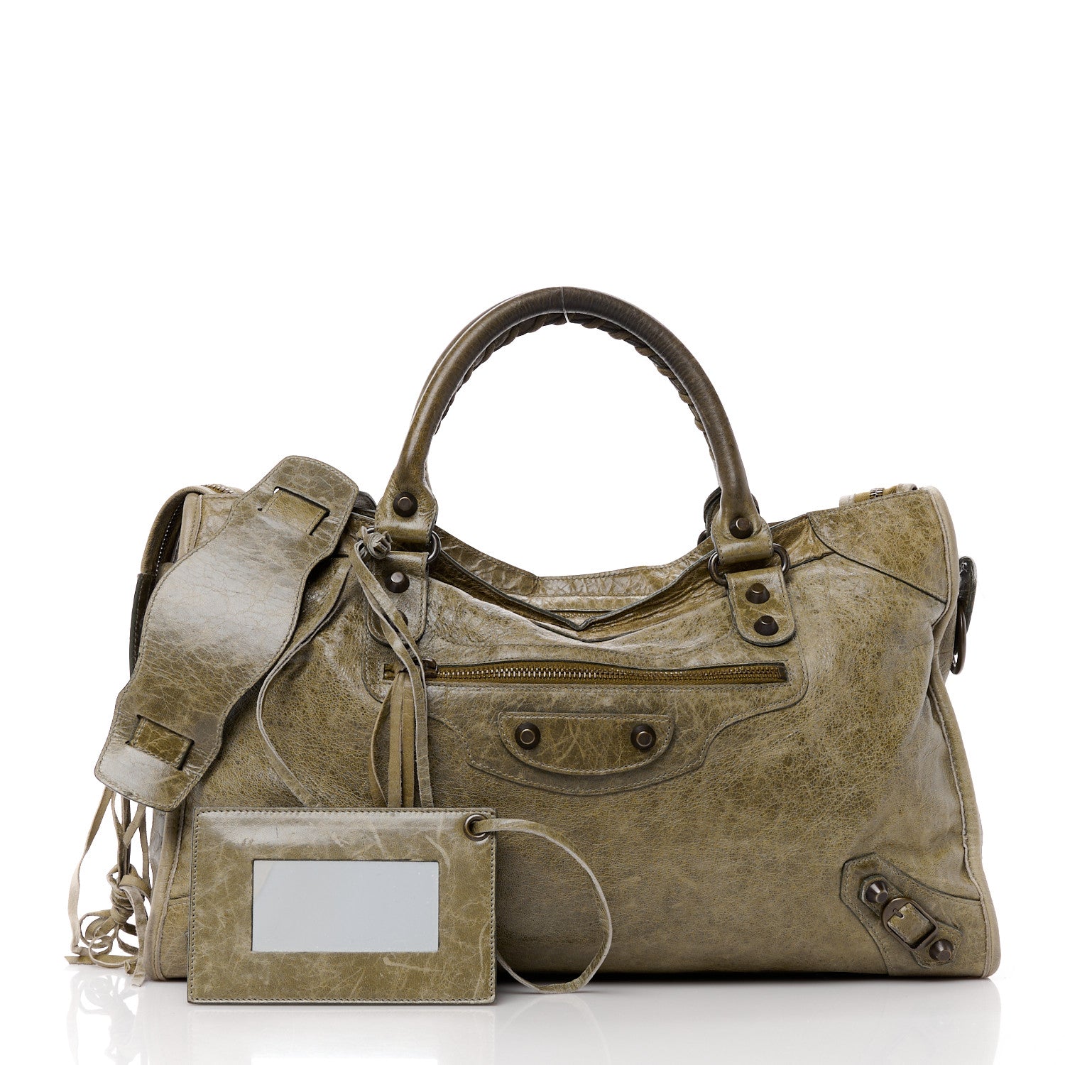 Balenciaga Agneau Classic Hardware City Gris Poivre 2 of 12