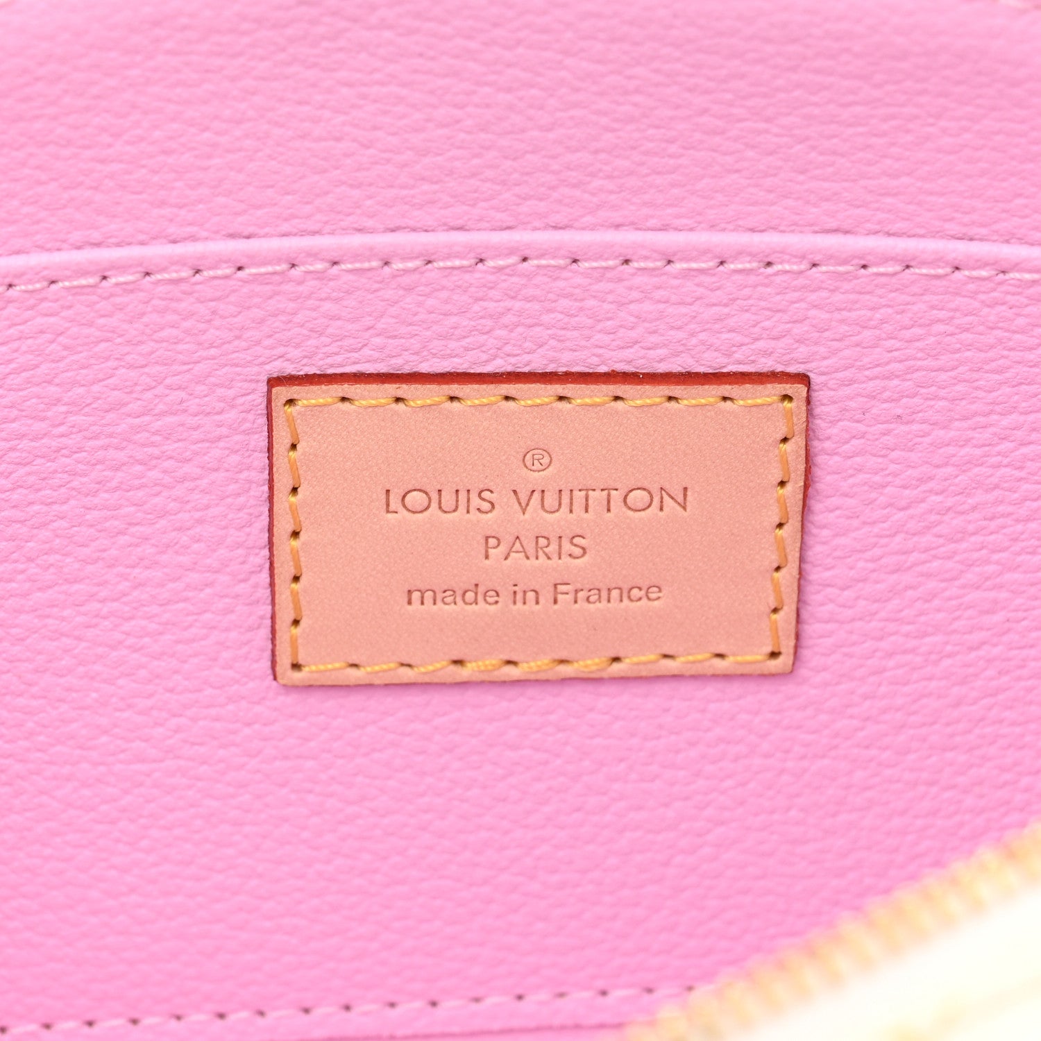 Louis Vuitton Monogram Multicolor Cosmetic Pouch White Litchi 6 of 9