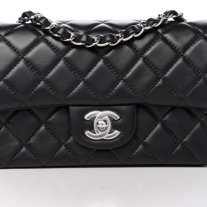 Chanel Lambskin Quilted Mini Rectangular Flap Black 7 of 10