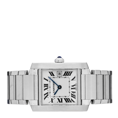 Cartier Stainless Steel 25mm Tank Francaise Quartz Watch 2 of 4