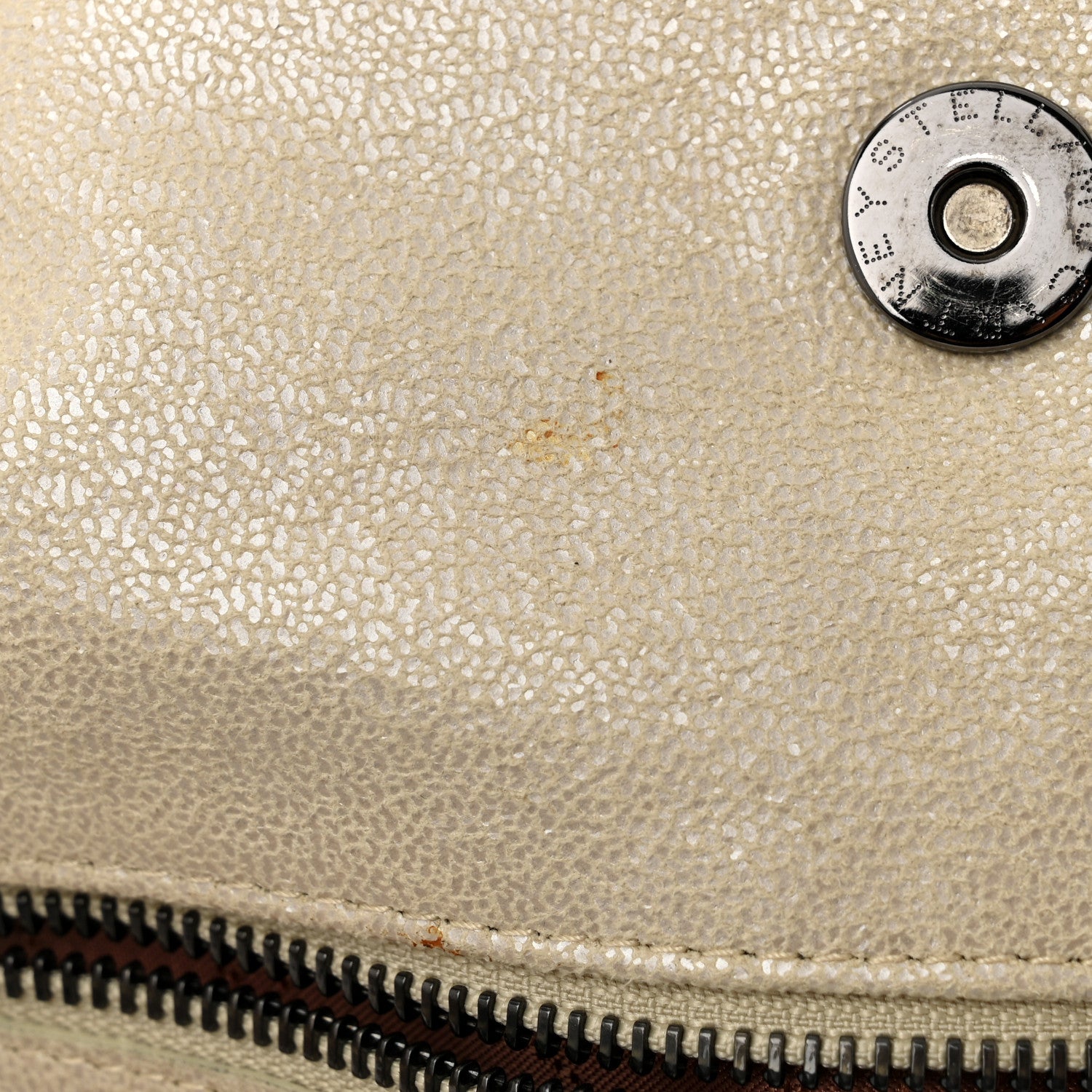 Stella McCartney Pearlescent Shaggy Deer Small Falabella Tote Sand 12 of 12