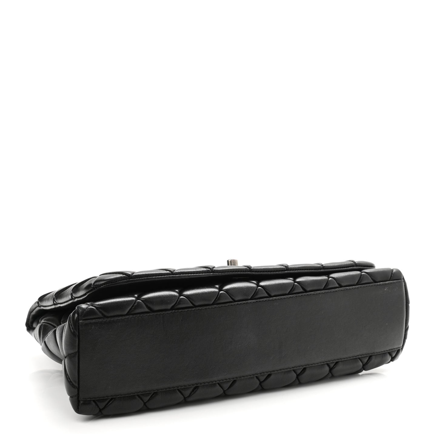 Lambskin Large New Bubble Flap Black
