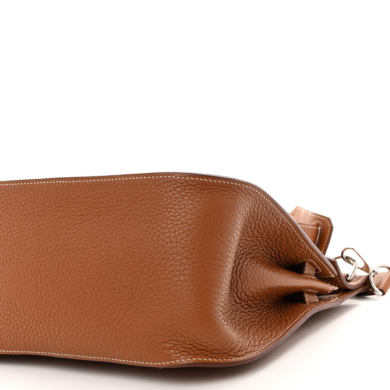 Hermes Taurillon Clemence Jypsiere 28 Gold 10 of 10