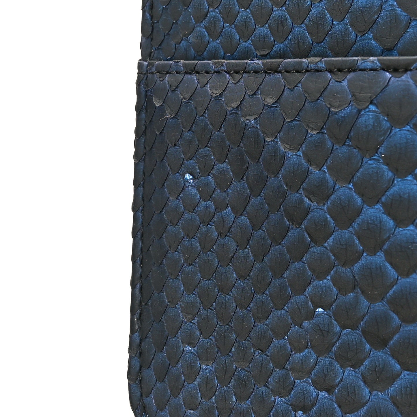 Snakeskin Wallet On Chain WOC Navy