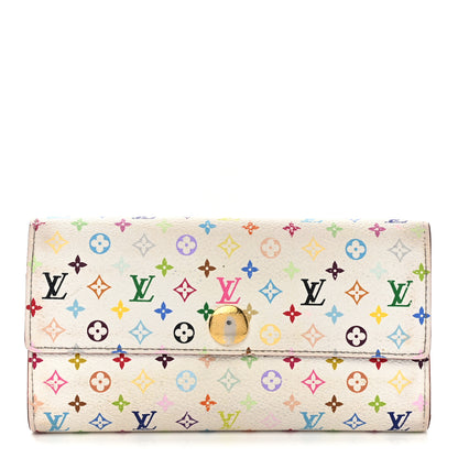 Louis Vuitton Monogram Multicolor Sarah Wallet White Grenade 1 of 13