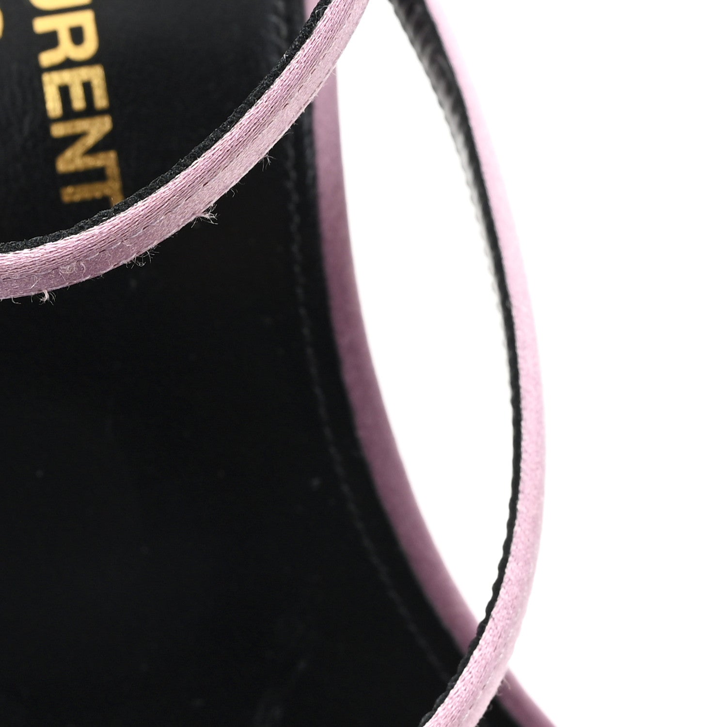 Saint Laurent Crepe Satin Dive 110 Mule Sandals 38.5 Ancient Pink 11 of 11