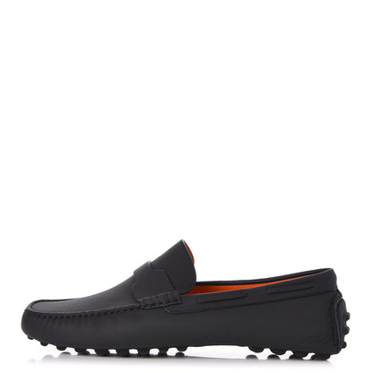 Hermes Mens Epsom Oscar Loafers 42 Black 10 of 18
