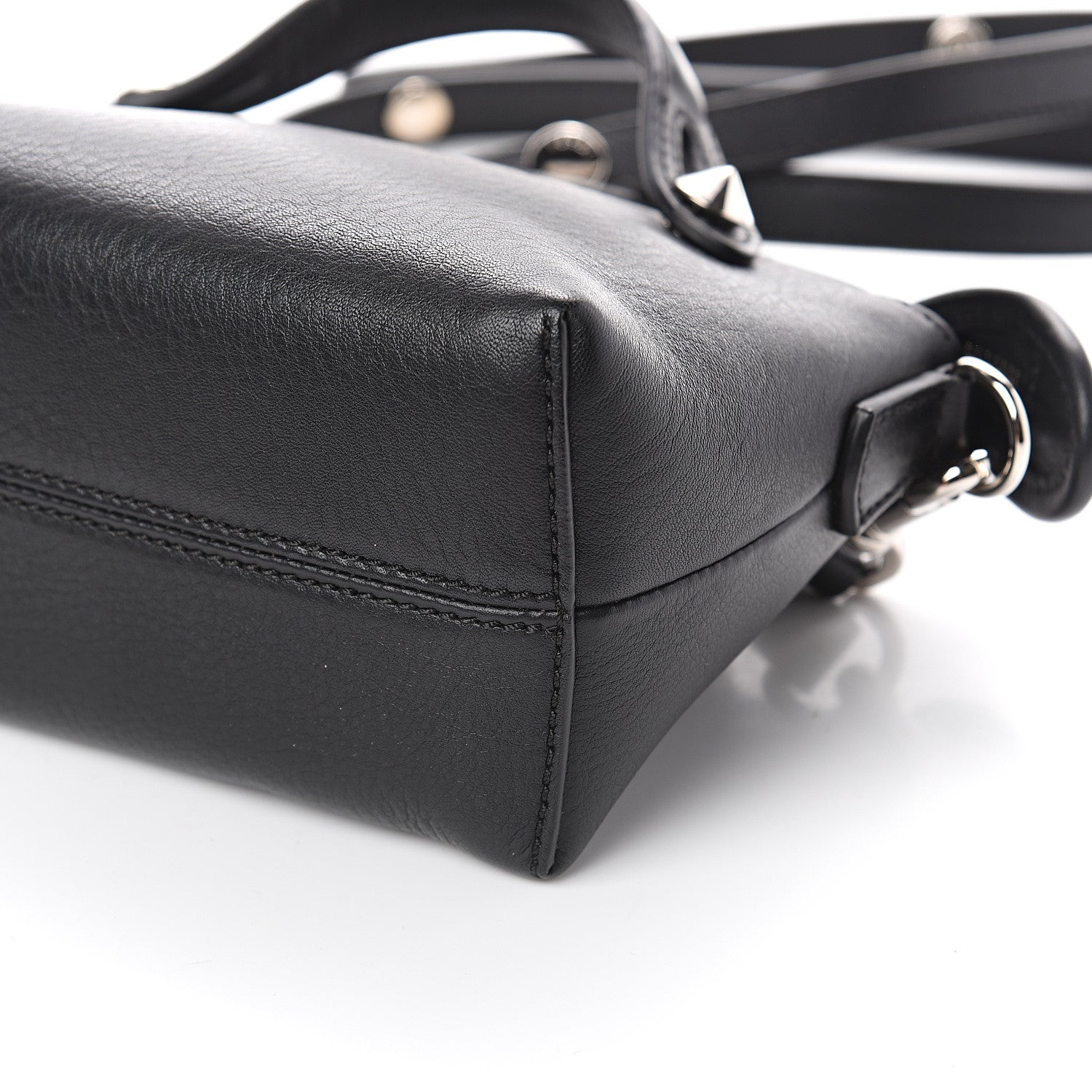 Fendi Vitello Dolce Mini By The Way Boston Bag Black 8 of 8