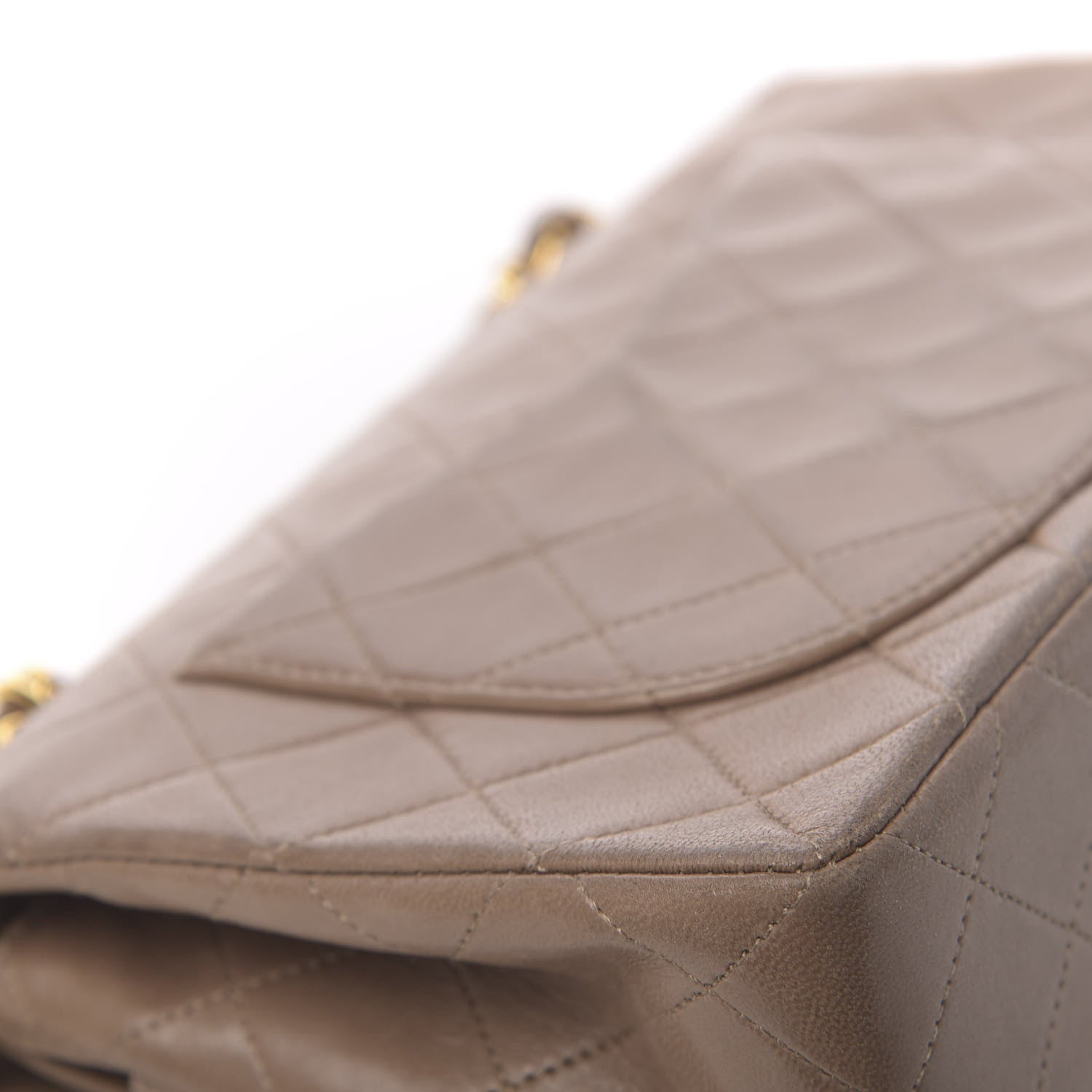 Chanel Lambskin Quilted Small Double Flap Beige 17 of 25