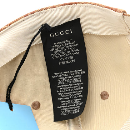 Gucci X MLB Monogram LA Dodgers Baseball Hat 57-61 Beige Ruggine 9 of 9