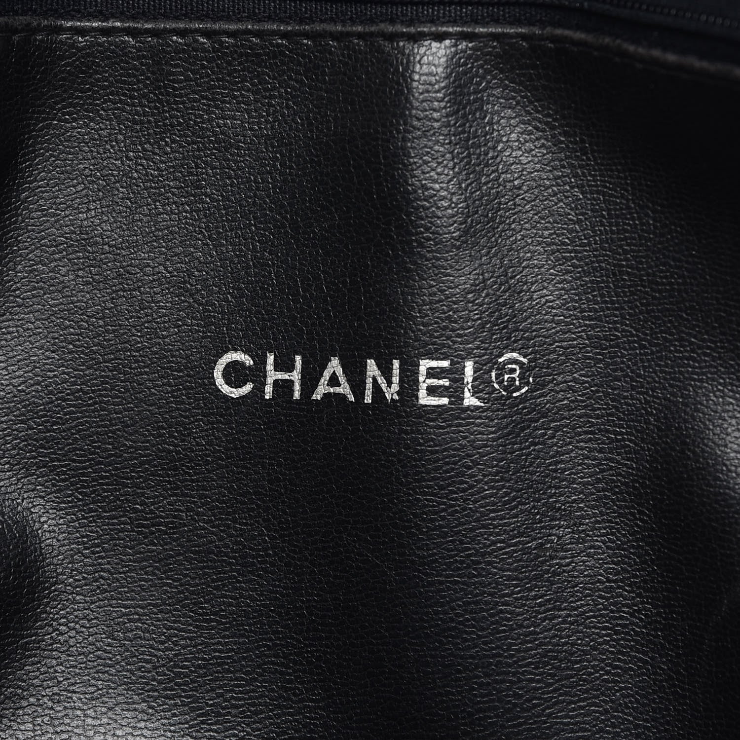 Chanel Lambskin Shopping Tote Black 7 of 11