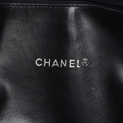 Chanel Lambskin Shopping Tote Black 7 of 11