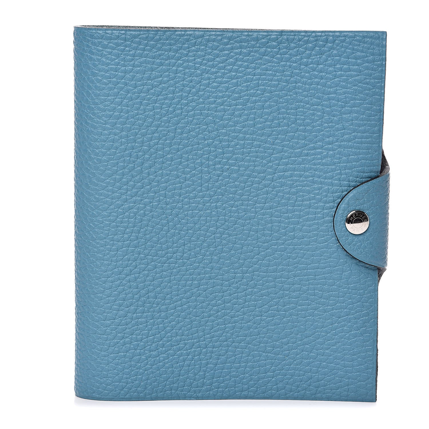 Hermes Taurillon Clemence Ulysse PM Notebook Cover Blue Jean 1 of 7