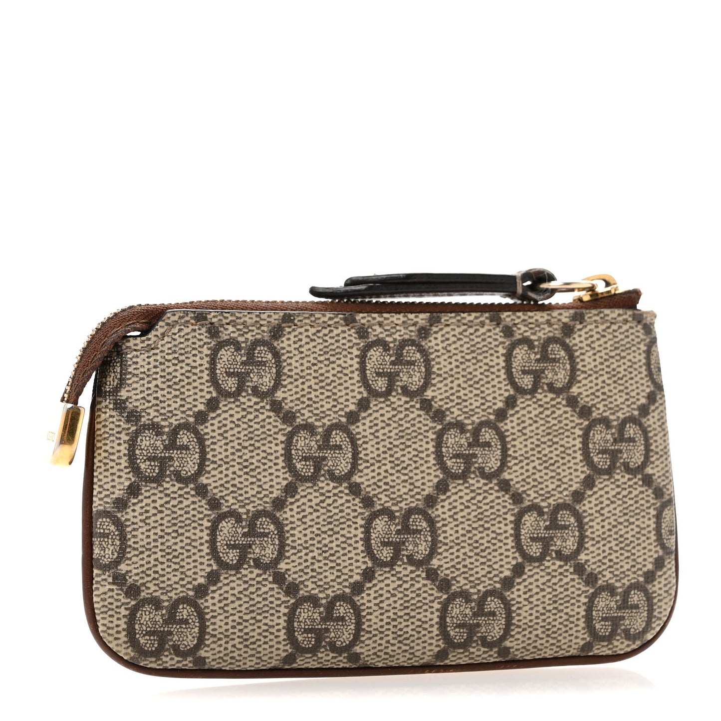GG Supreme Monogram Key Case Brown