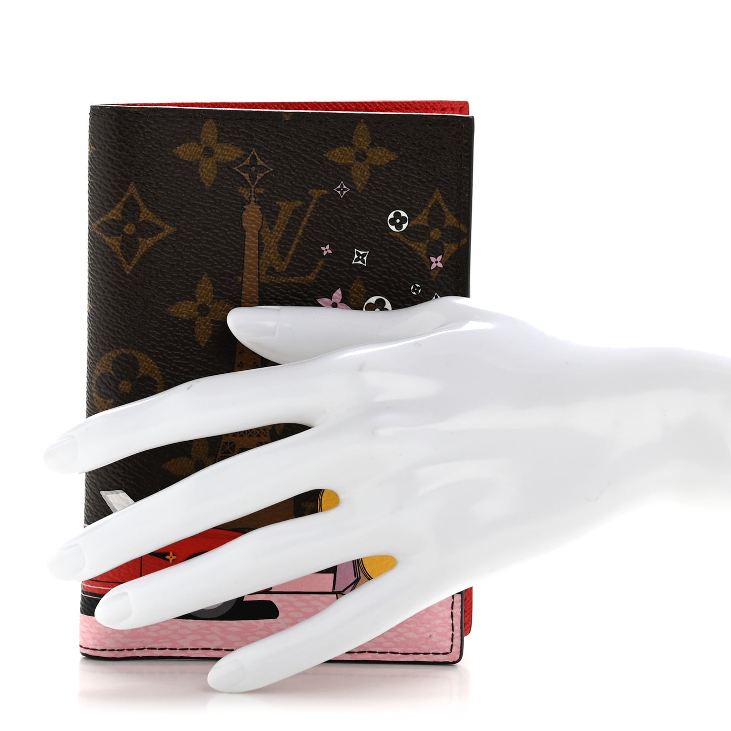 Monogram 2019 Christmas Animation Passport Cover Rouge