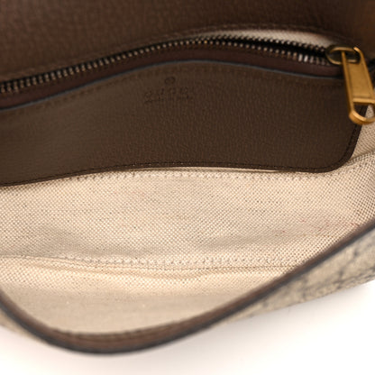 Gucci GG Supreme Monogram Web Mini Ophidia Flap Shoulder Bag Brown 5 of 13