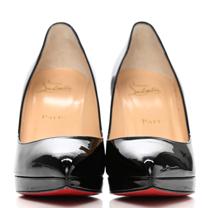 Christian Louboutin Patent Pigalle Plato 100 Pumps 36 Black 2 of 9