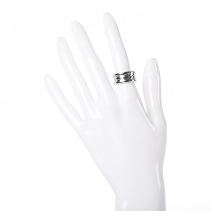Bulgari 18K White Gold B.Zero1 Three-Band Ring 51 5.75 2 of 6